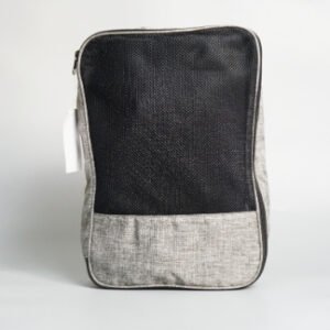 Sewing Plain Polyester Unify Gray Shoe Bag