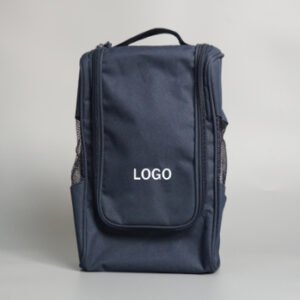 Sewing Logo Polyester Unify Dark Blue Shoe Bag