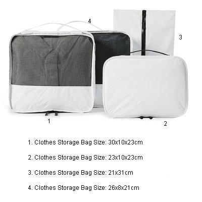 storage bag set size